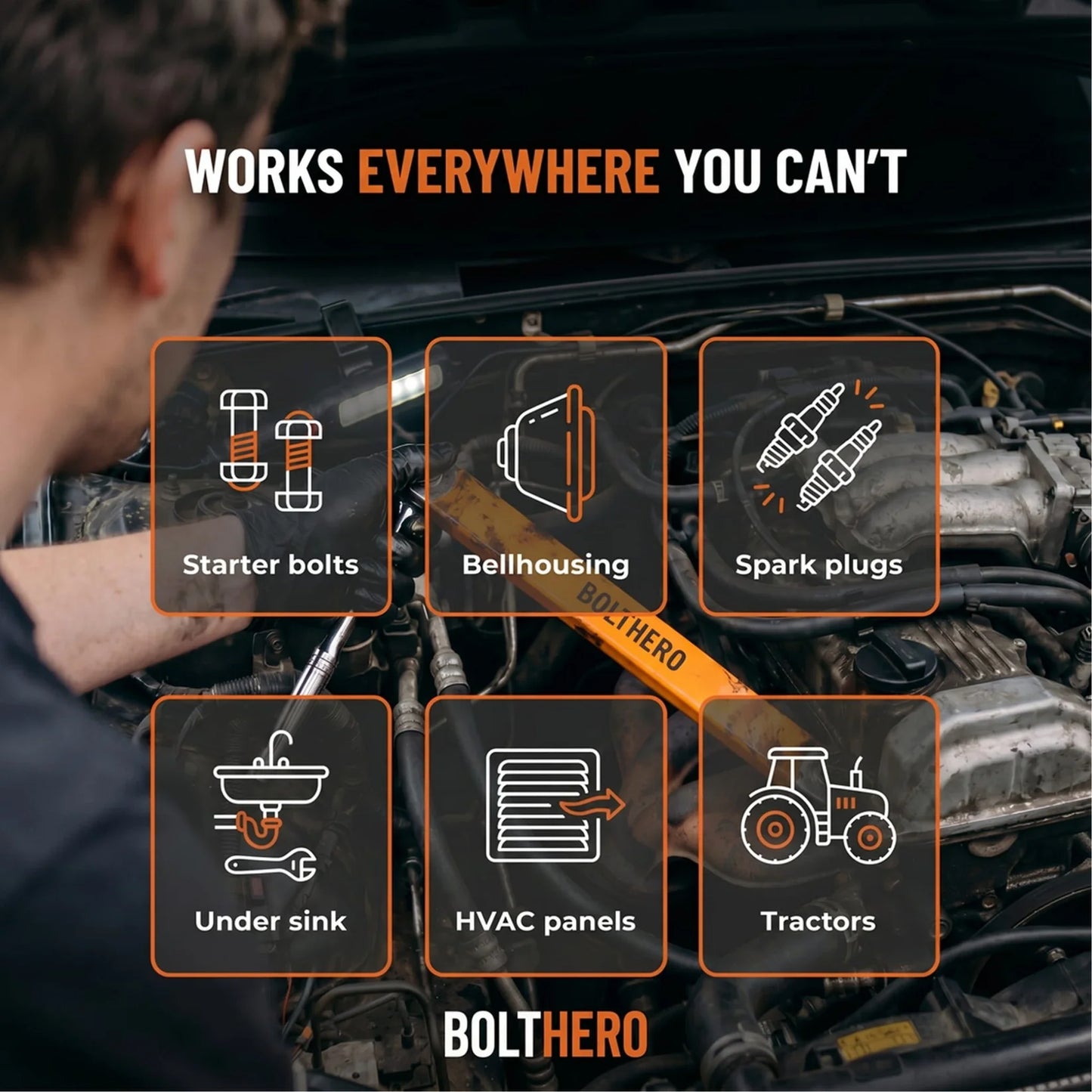 BOLTHERO® - Reach Bolts Your Ratchet Can't